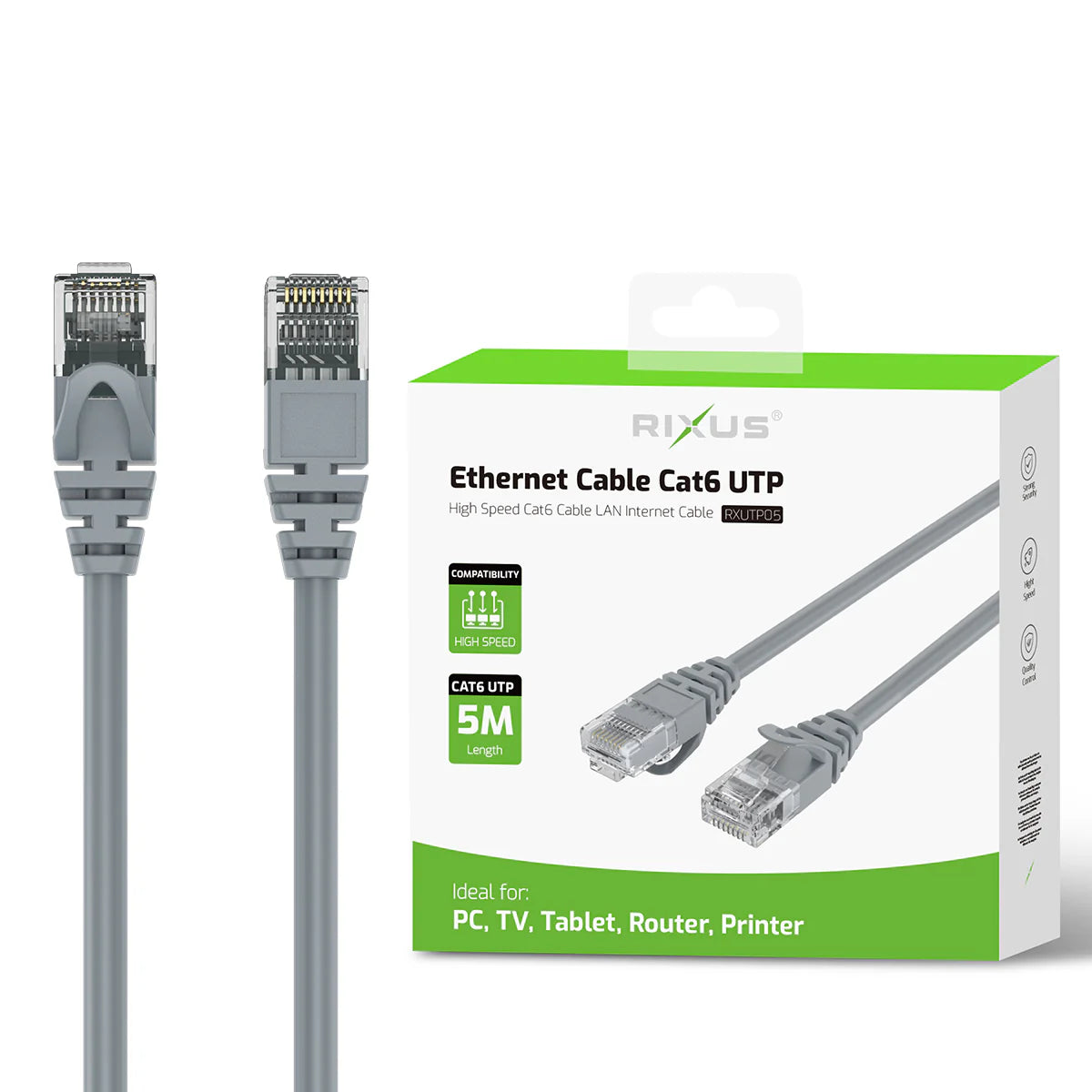 UTP Netwerkkabel – Cat 6 Ethernet 5 Meter - mooiprijsje.nl