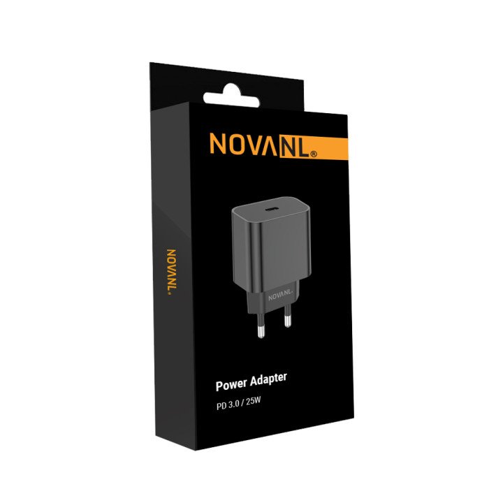 NOVANL ProCharge Plus (USB-C) 25W Wall Charger - mooiprijsje.nl