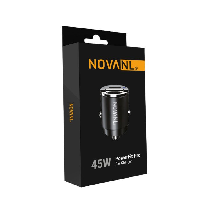 NOVANL PowerFit Pro (45W) Car Charger - mooiprijsje.nl