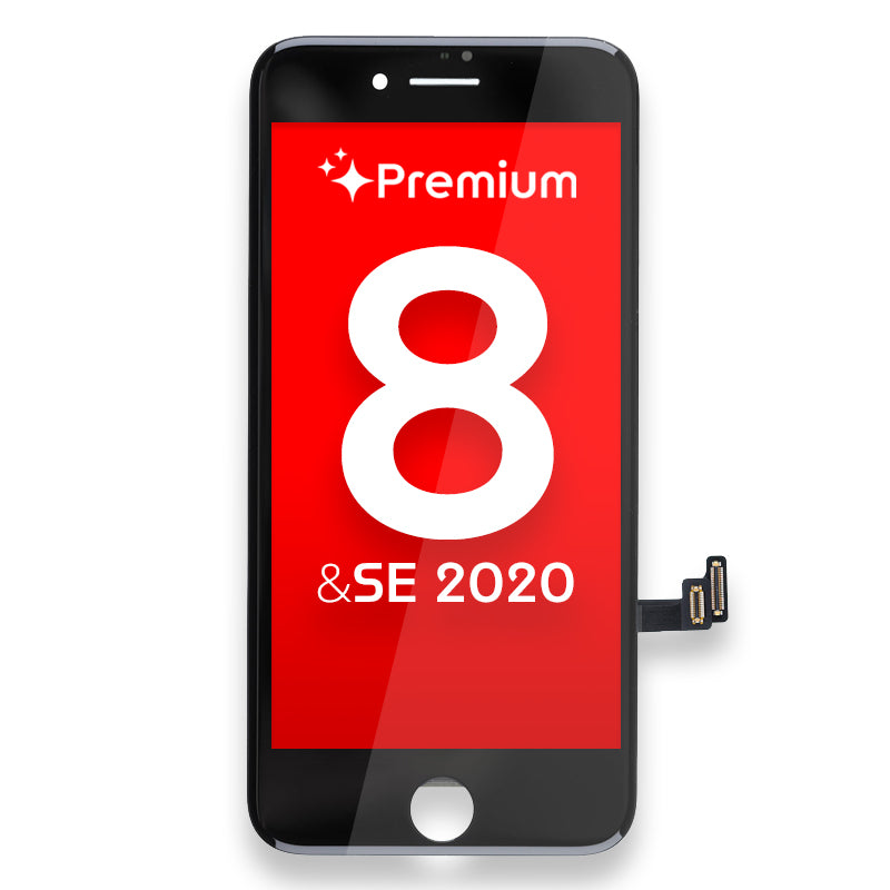 LCD Display + Touchscreen voor iPhone 8 / SE 2020 / SE 2022 – Premium kwaliteit – Zwart - mooiprijsje.nl