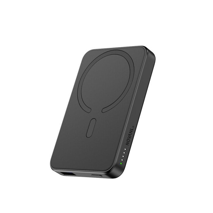 NOVANL PowerUp MagNetic (5000mAh) Power Bank Black - mooiprijsje.nl