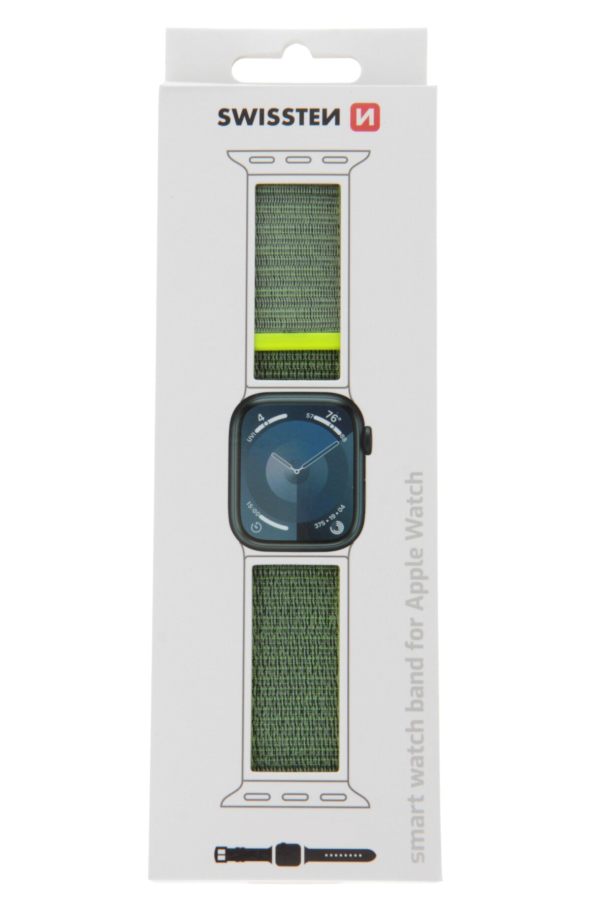 Swissten Nylon Band – Geschikt voor Apple Watch (38–41 mm) - mooiprijsje.nl